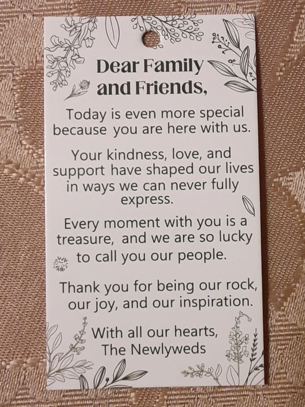 From The Newlyweds 45 Gift Tags